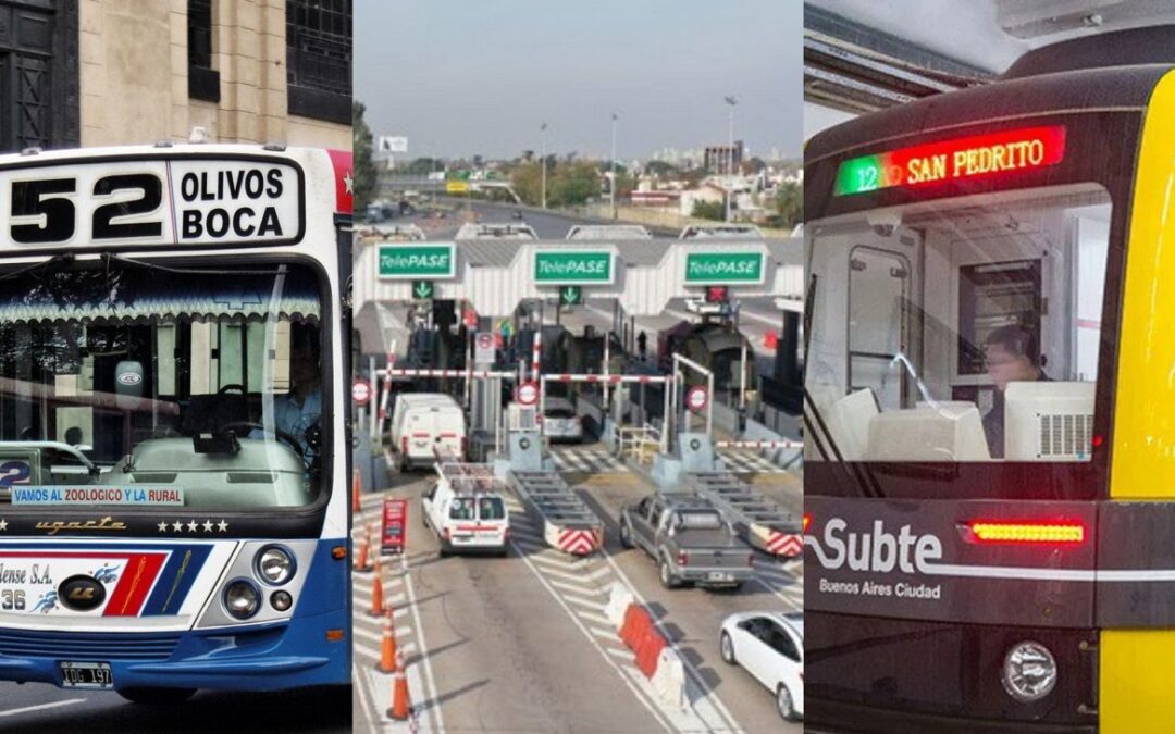 Colectivos, subte y peajes aumentaron 5,4% desde el 1° de mayo: cómo impacta en el bolsillo