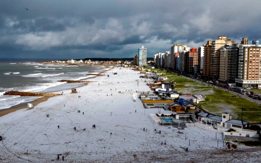 Nevó por primera vez en mar del plata en 35 años